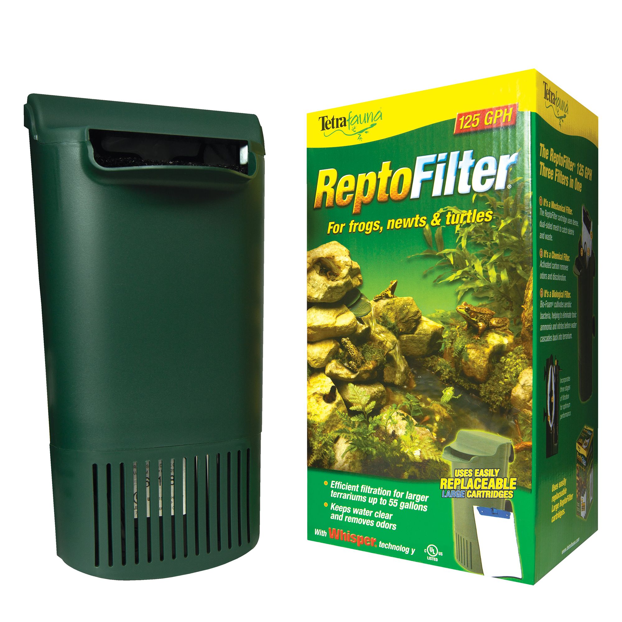 Tetra® ReptoFilter Aquarium Filter Aquatic Reptile Turtle Tank Filter - 125 GPH - thumbnail 3
