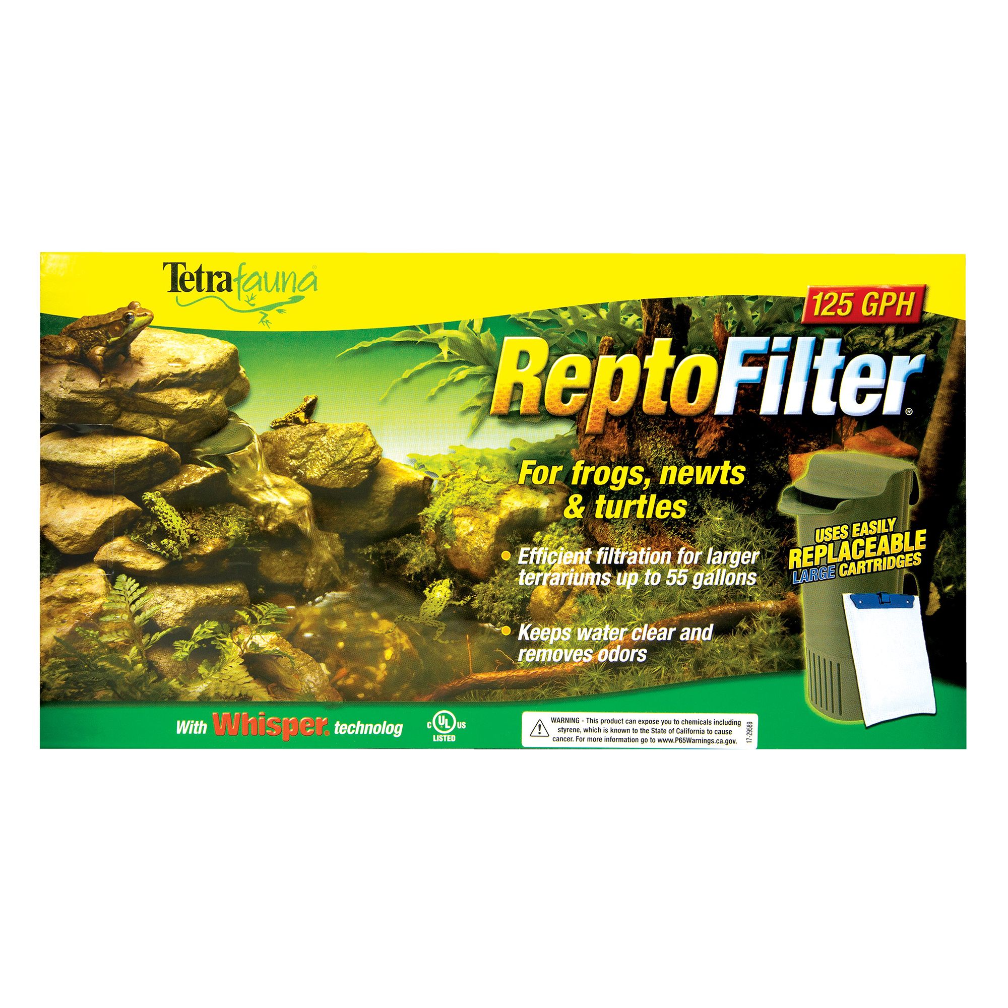 Tetra® ReptoFilter Aquarium Filter Aquatic Reptile Turtle Tank Filter - 125 GPH - thumbnail 5