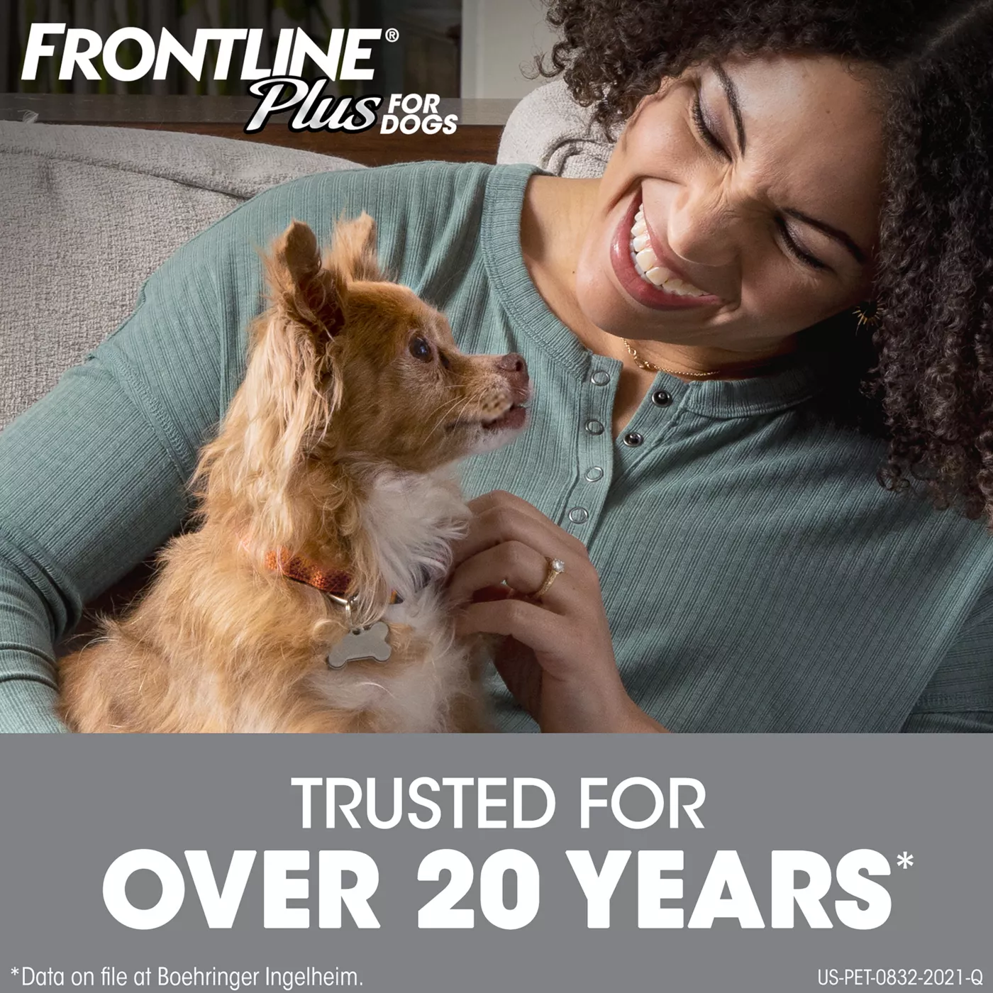 Frontline Plus Flea Tick Dog Treatment 5 22 lbs