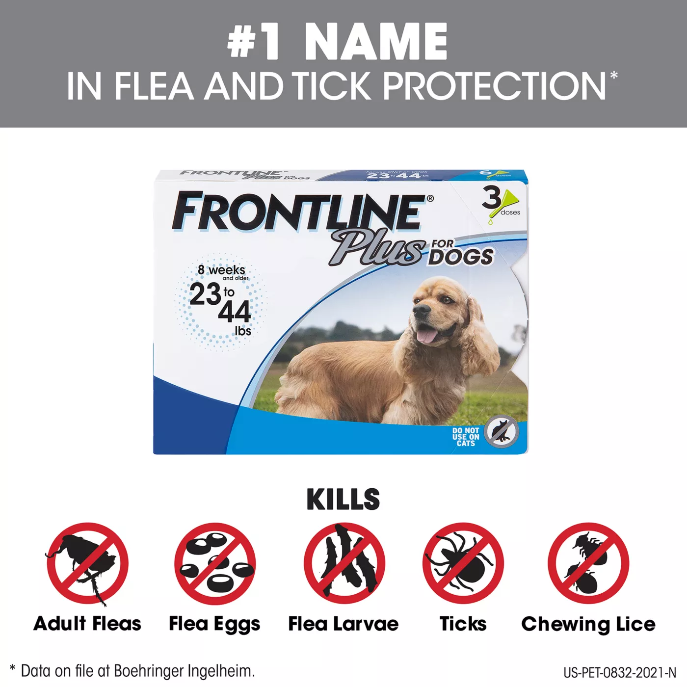 Frontline plus for dogs 23 to 44 lbs hotsell