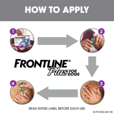 Product Frontline Plus Flea & Tick Dog Treatment 45-88 lbs