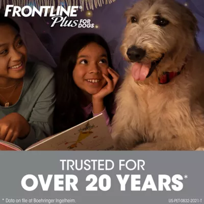 Frontline Plus Flea Tick Dog Treatment 89 132 lbs