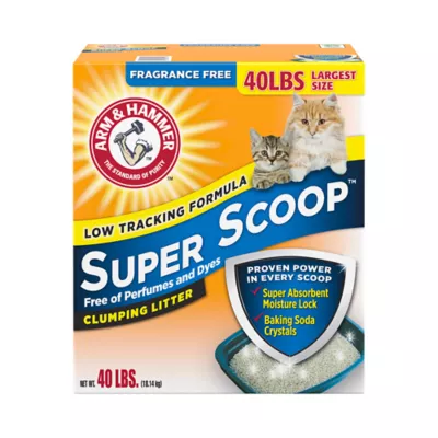 Arm Hammer Super Scoop Clumping Clay Cat Litter Unscented