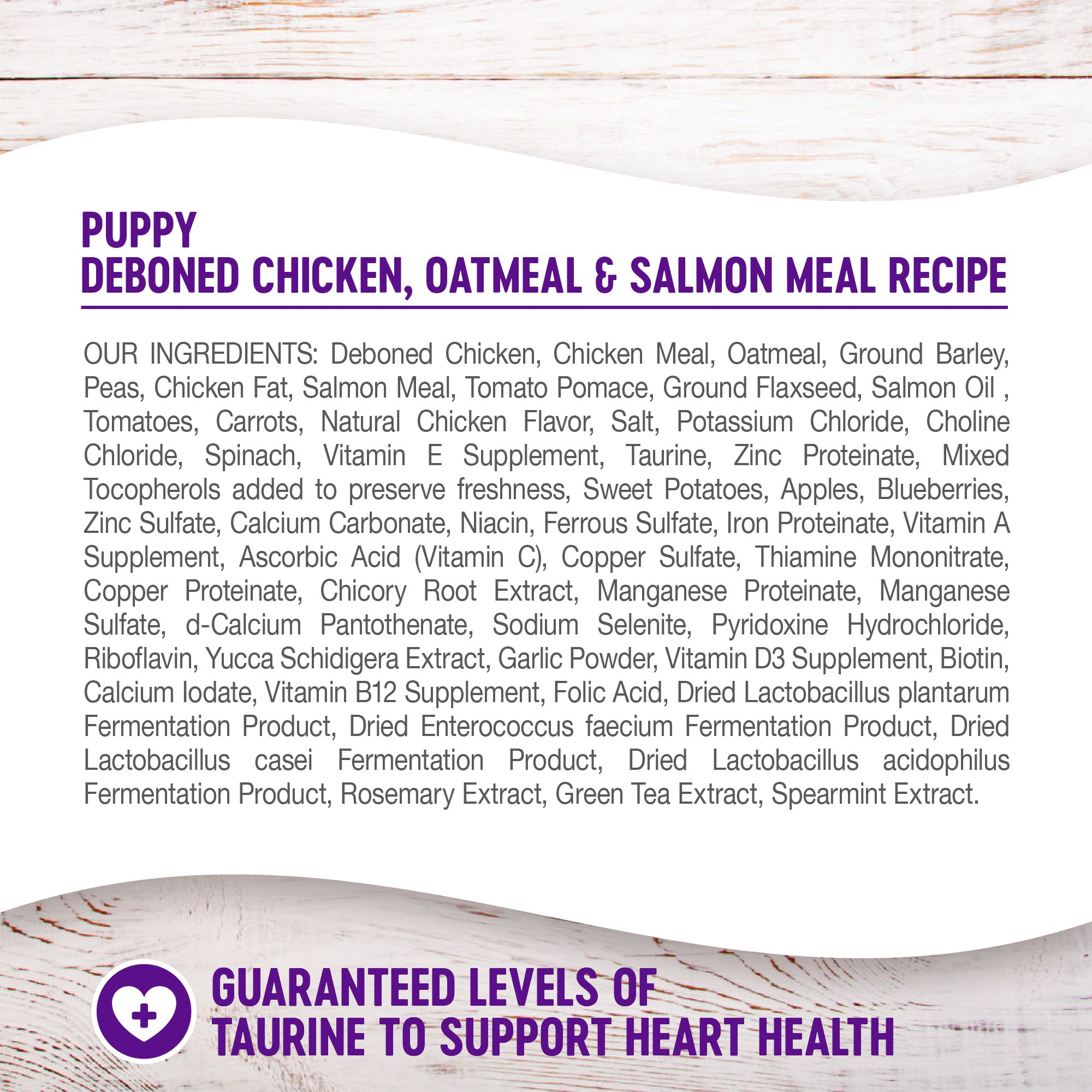 wellness complete health natural grain free dry dog food puppy chicken & salmon