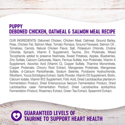 Product Wellness® Complete Health Puppy Food - Natural, Chicken, Oatmeal & Salmon Meal