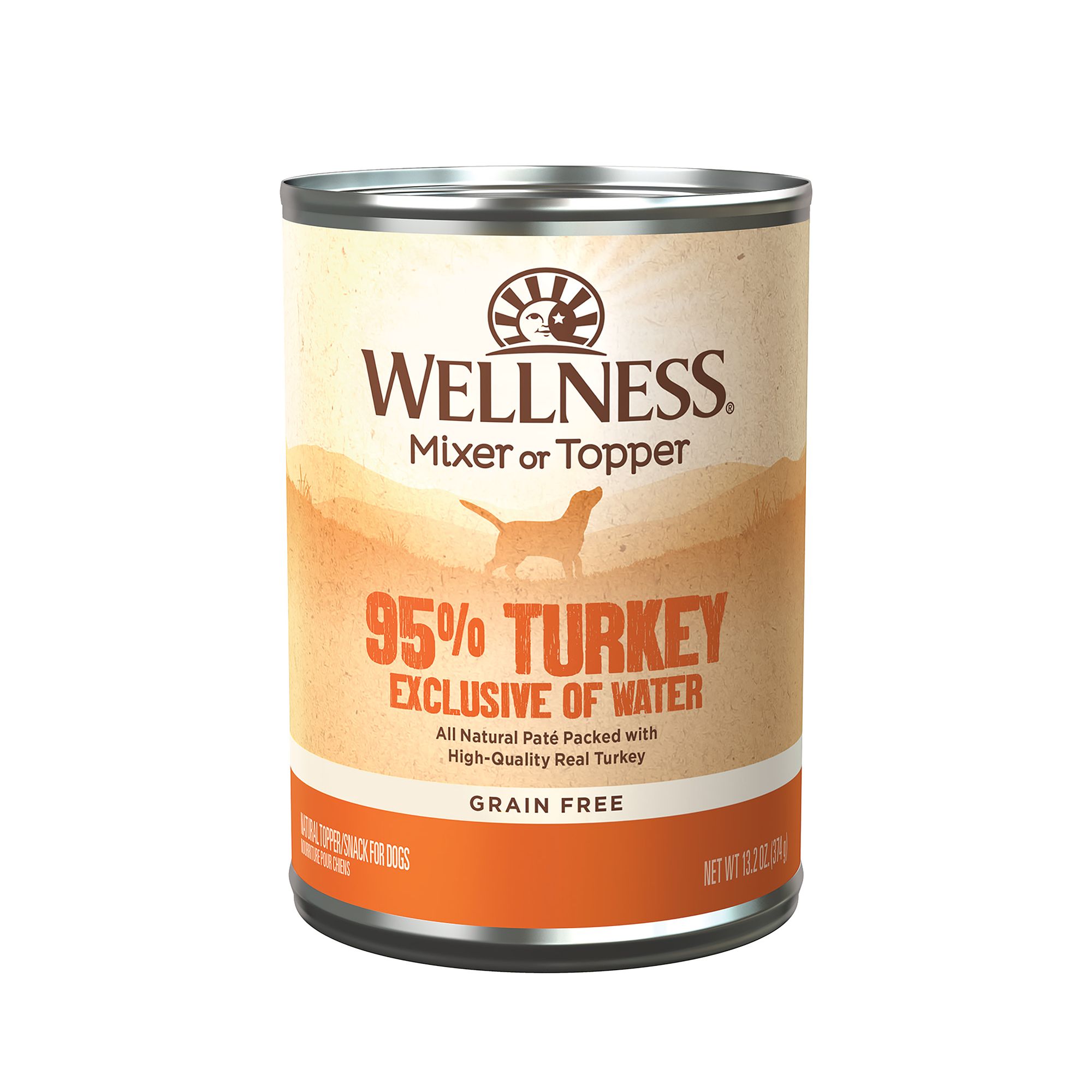 Wellness can shop dog food