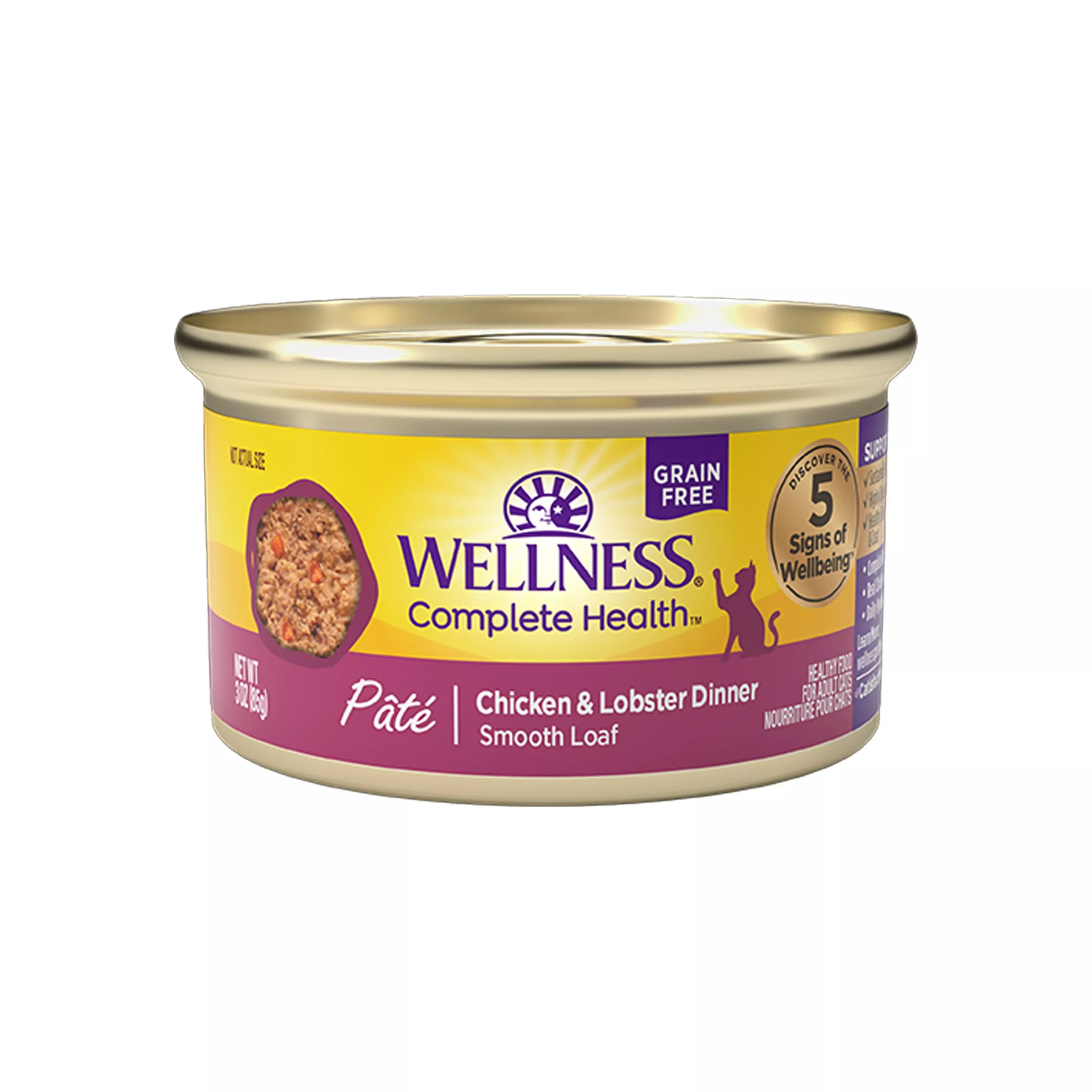 Wellness® Complete Health Cat Food - Natural, Grain Free, Pate