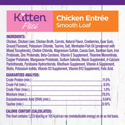 Product Wellness® Complete Health Kitten Wet Cat Food Pate - 3 oz, Natural, Grain Free