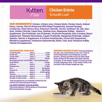 Product Wellness® Complete Health Kitten Wet Cat Food Pate - 3 oz, Natural, Grain Free