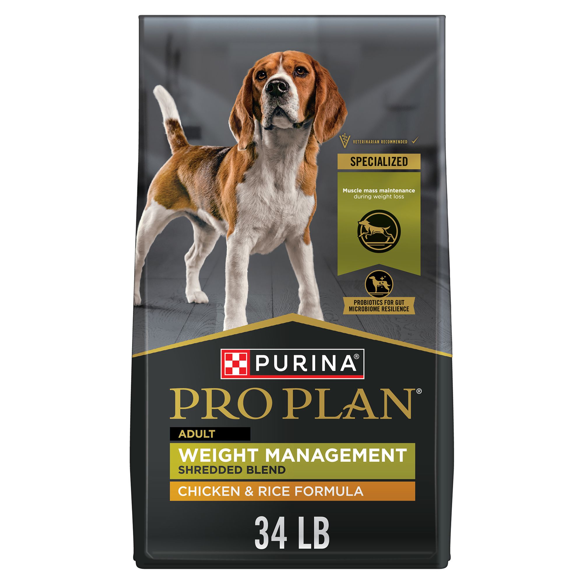 weight management dog food purina