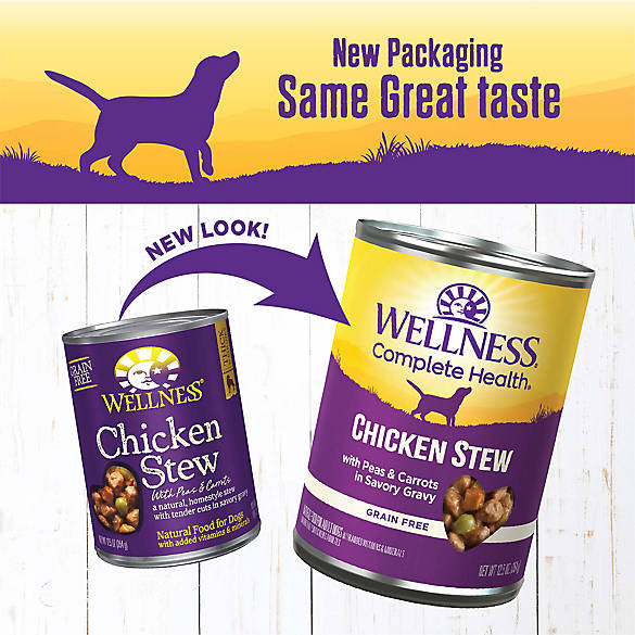 How long can canned dog food stay at room temperature Wellness Stews Adult Wet Dog Food Natural Dog Canned Food Petsmart