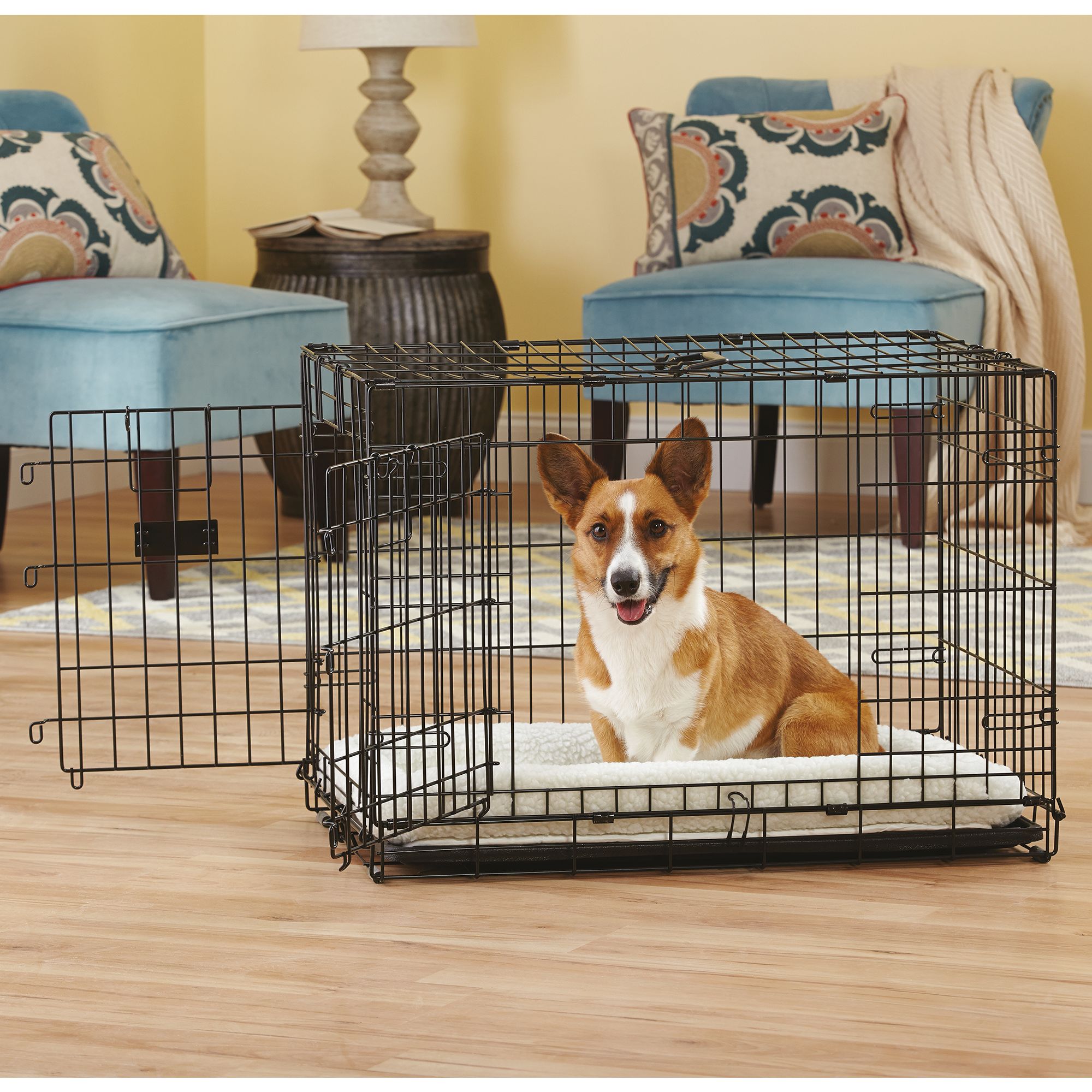 Top Paw Double Door Wire Dog Crate Dog Carriers Crates Petsmart
