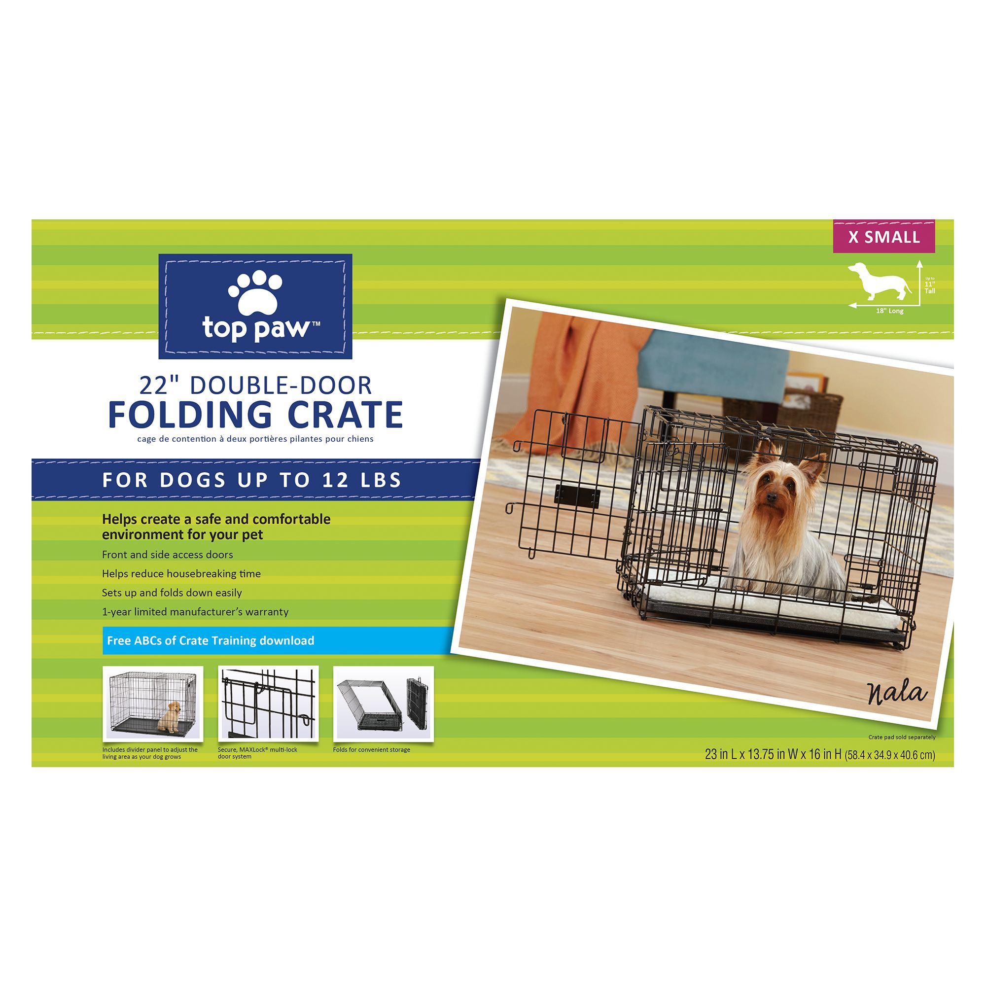 top paw dog crate