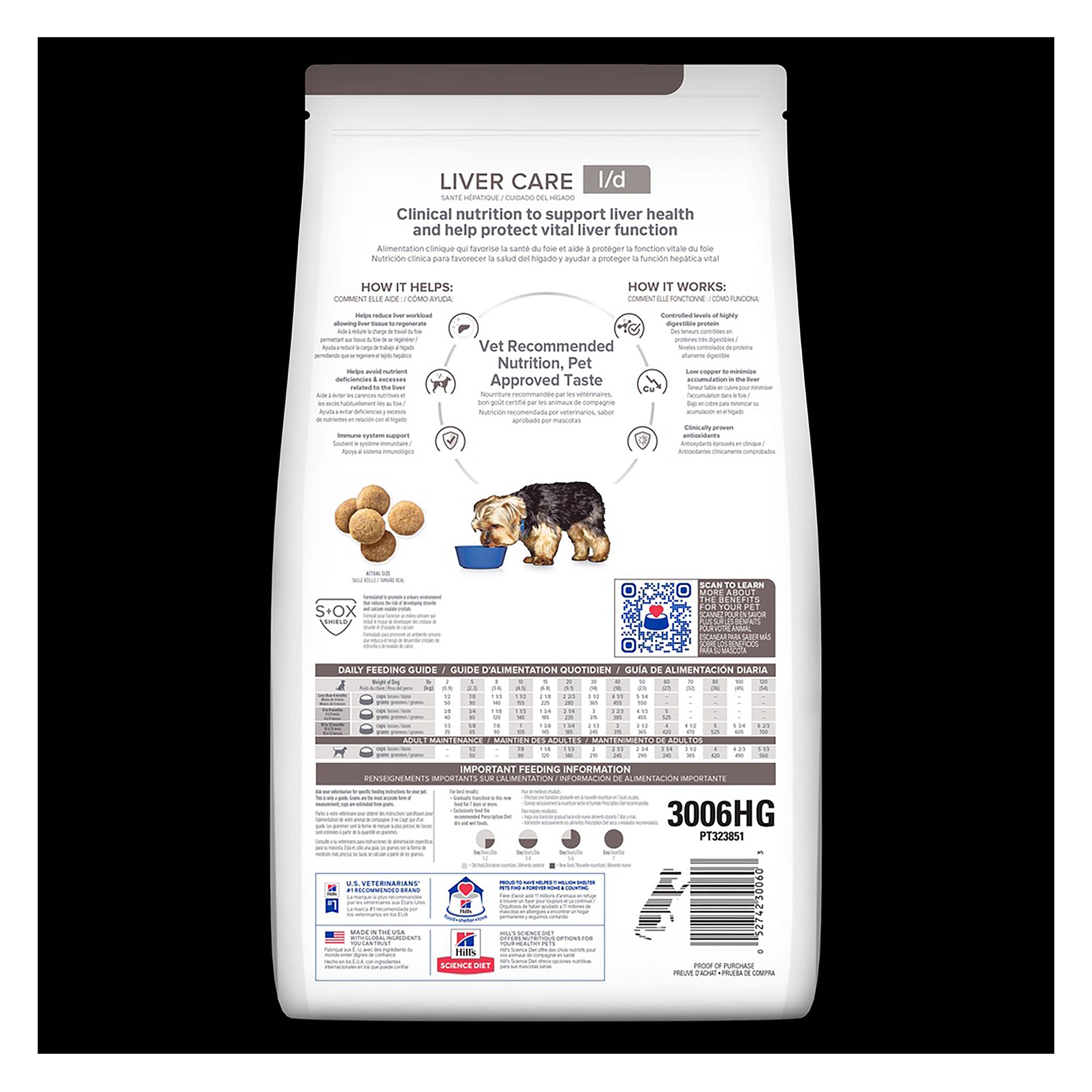 hills prescription liver care dog food