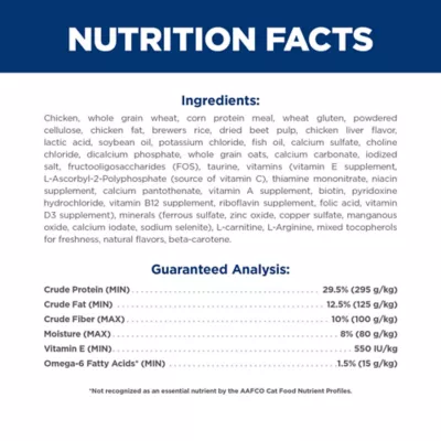 Hill's® Science Diet® Indoor Adult Senior 7+ Dry Cat Food - Chicken - Image 6