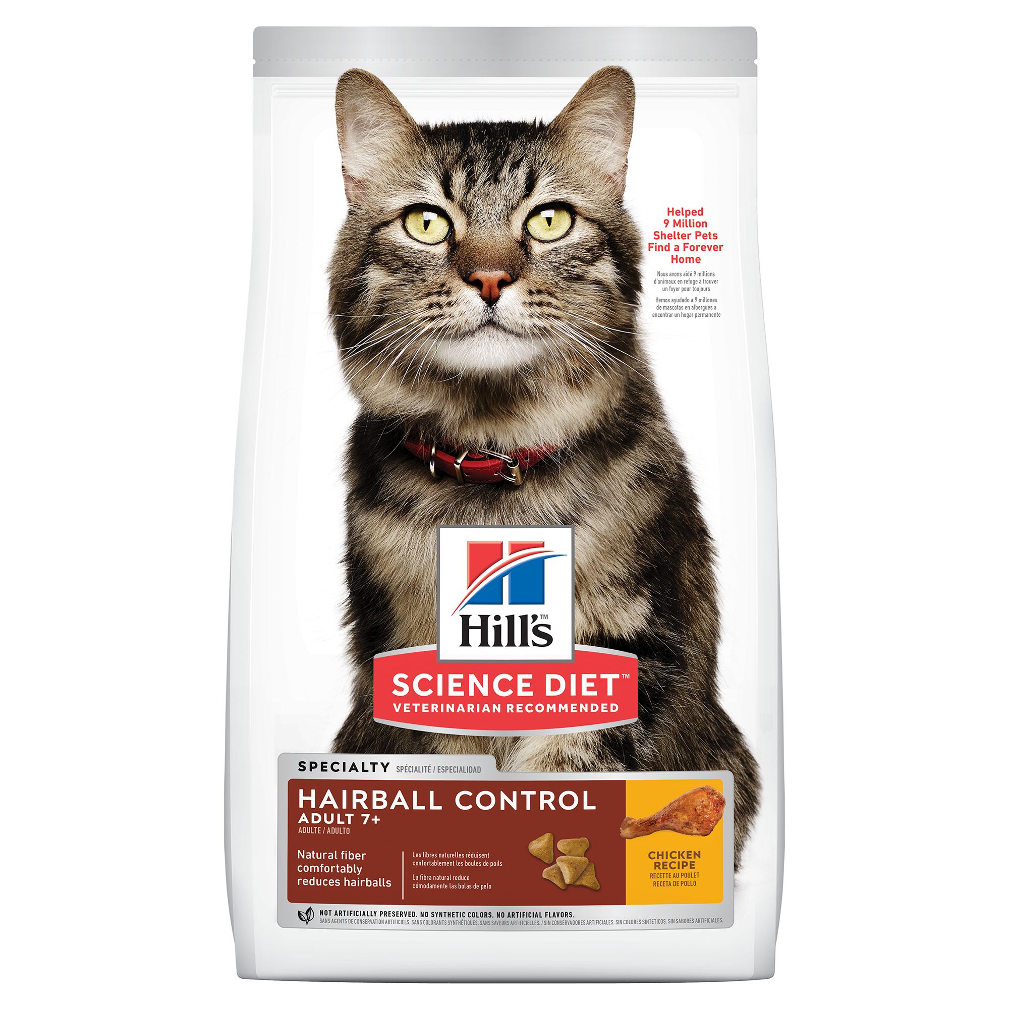 Hairball Control Senior Cat Food 