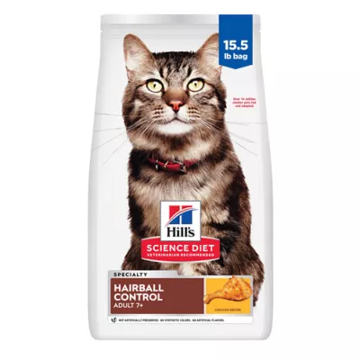 Product Hill's® Science Diet® Hairball Control Adult Senior 7+ Dry Cat Food - Chicken