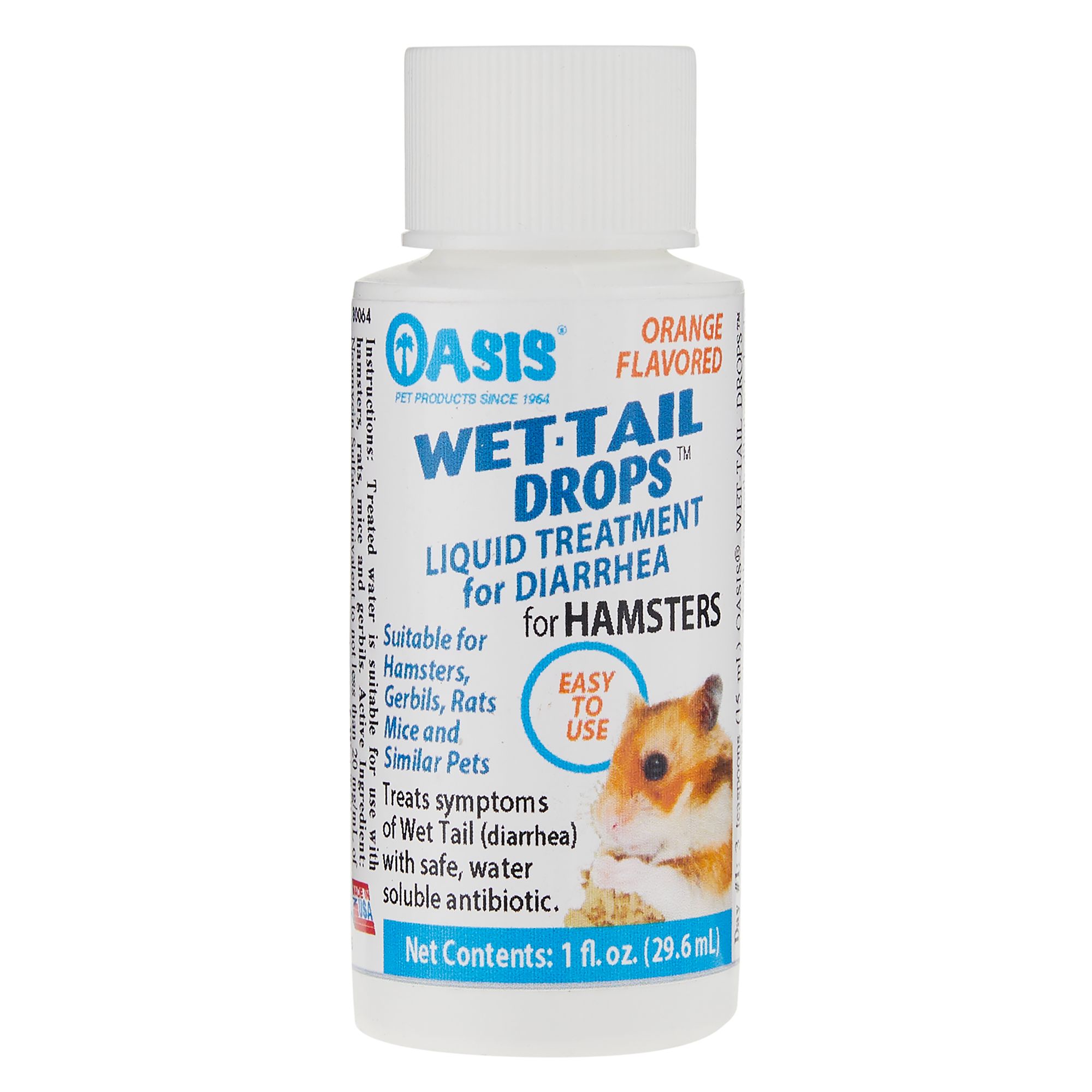 Oasis Wet Tail Drops Trade Hamster Liquid Diarrhea Treatment Small Pet Vitamins Supplements Petsmart