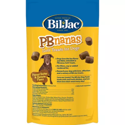 Product Bil-Jac® PBnanas Peanut Butter & Banana Soft Dog Treat