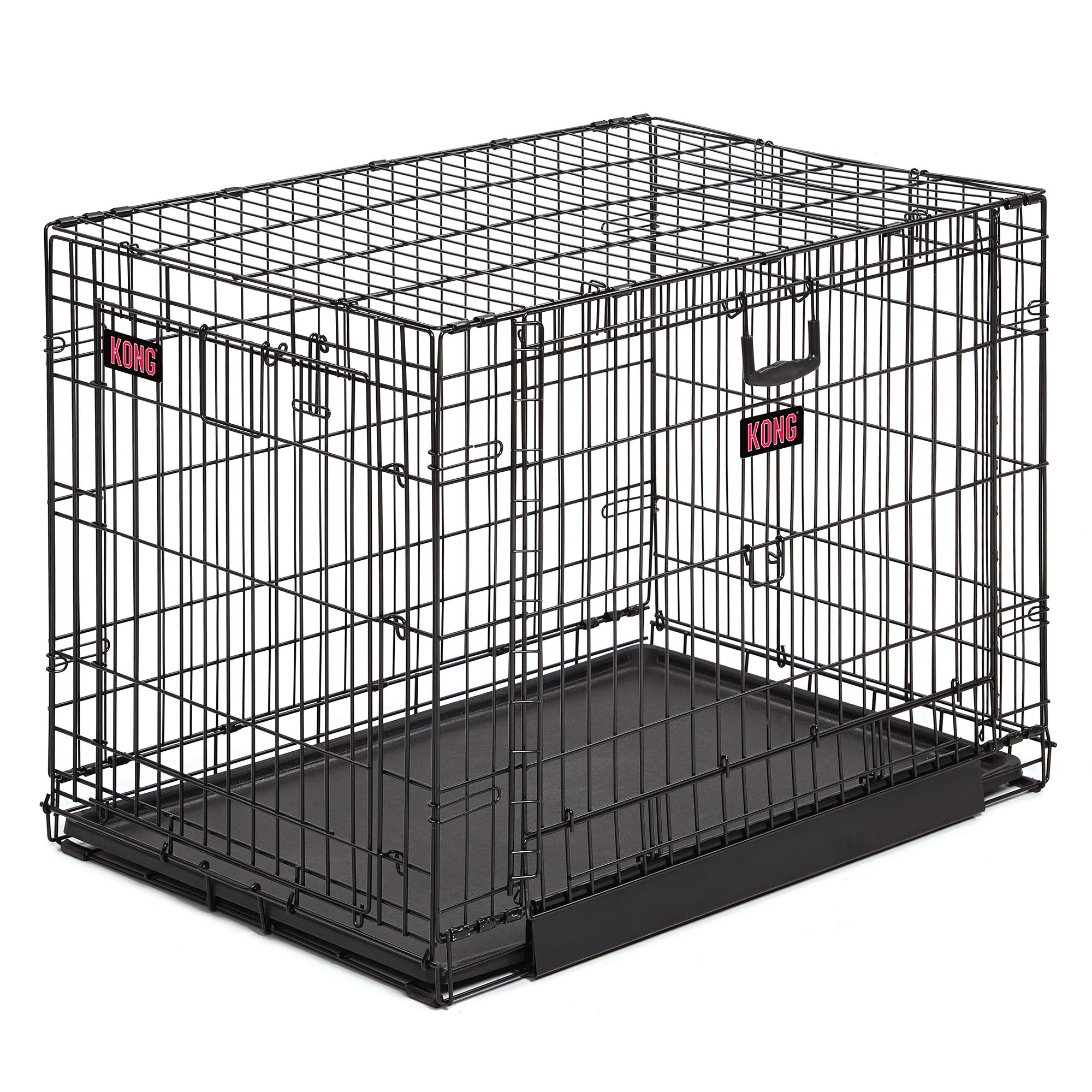 KONG® Space Saving DoubleDoor Pet Crate dog Carriers & Crates PetSmart