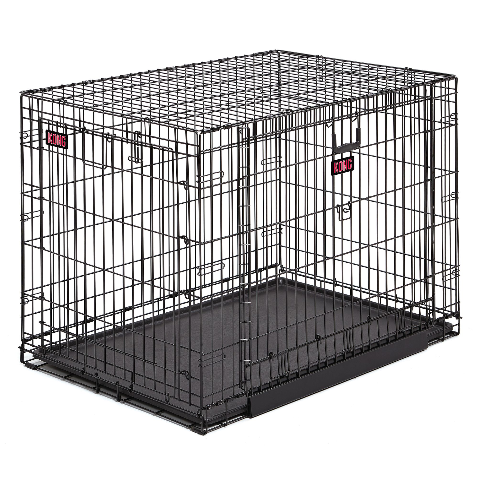 KONG® Space Saving DoubleDoor Pet Crate dog Carriers & Crates PetSmart