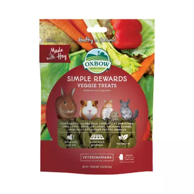 Product Oxbow Simple Rewards Baked Small Pet Treats - Veggie