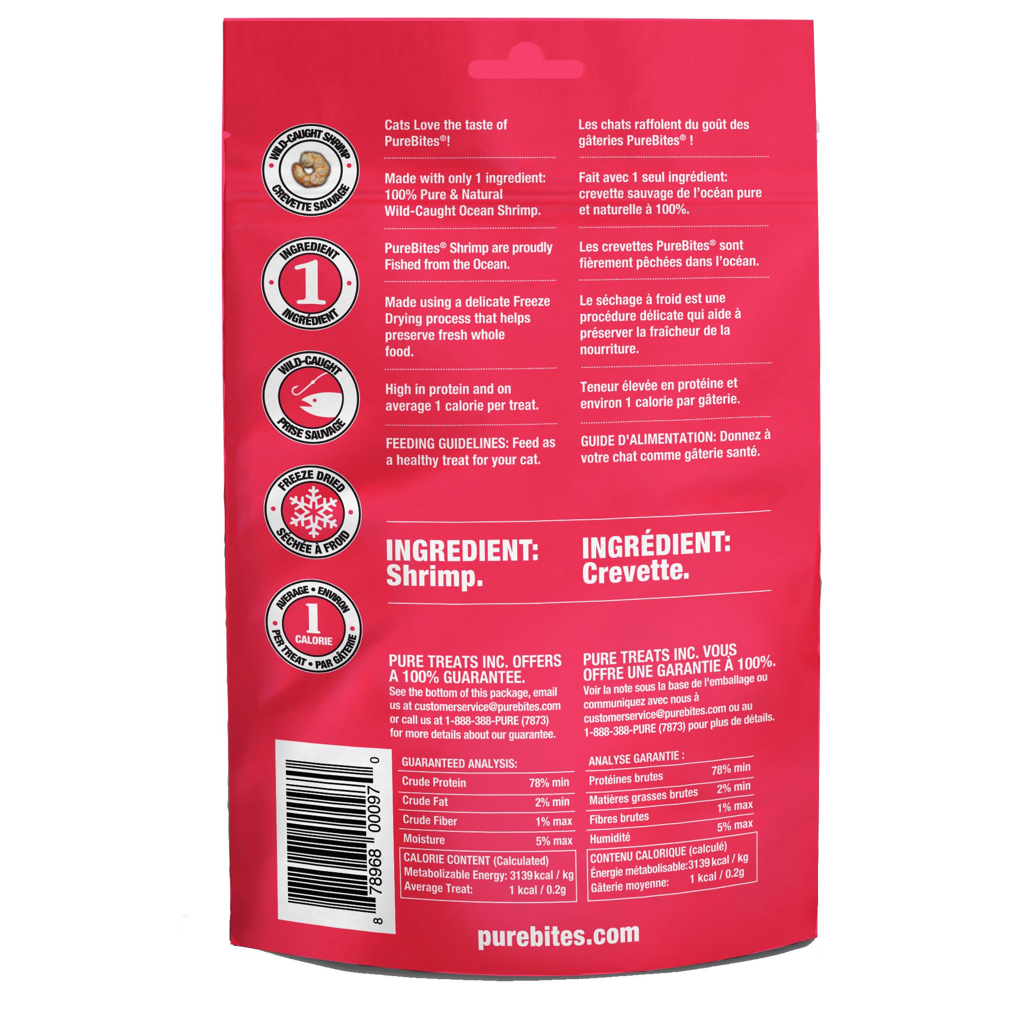 freeze dried shrimp cat treats