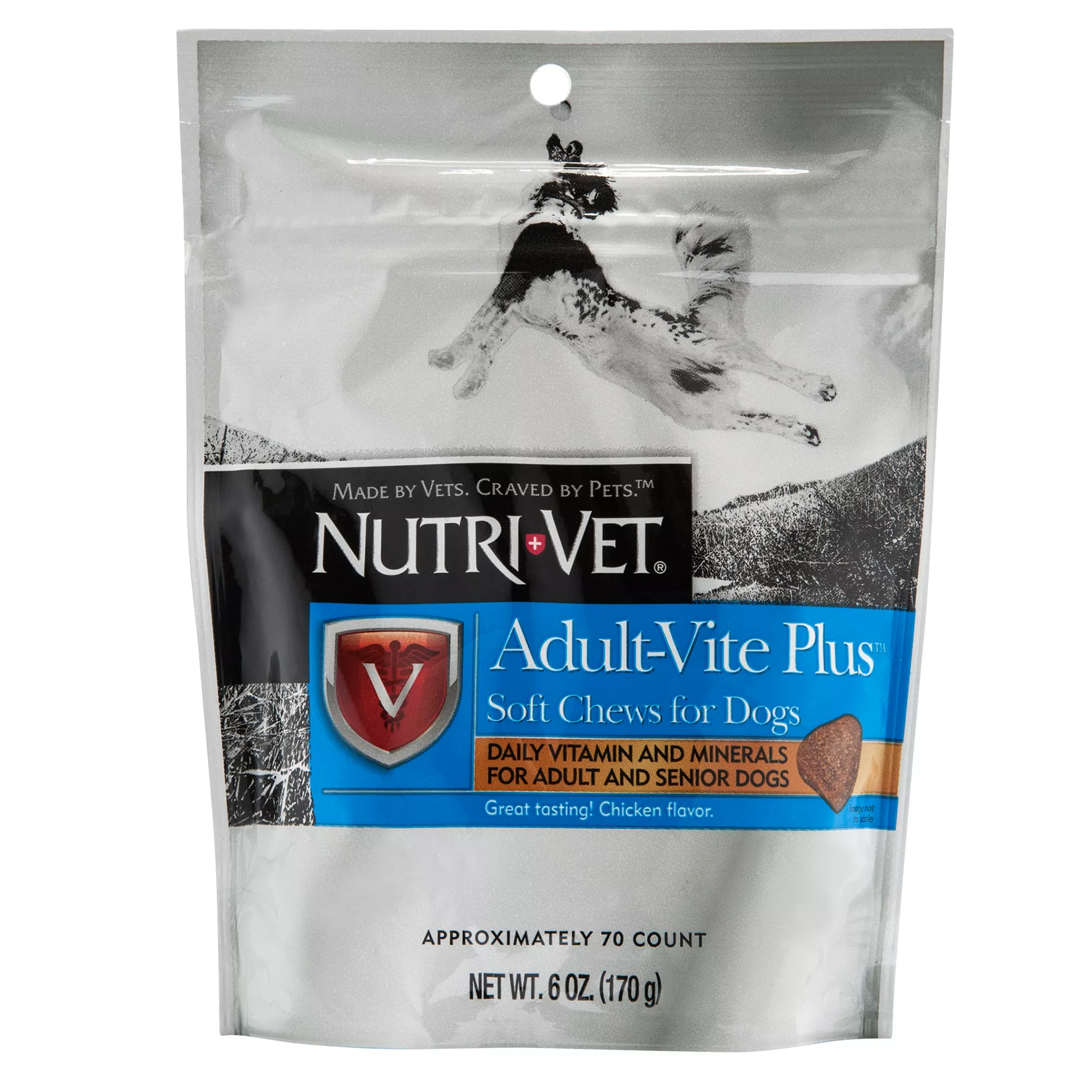 Nutri-Vet® Adult-Vite Plus &trade; Soft Chews for Dogs - Chicken Flavour