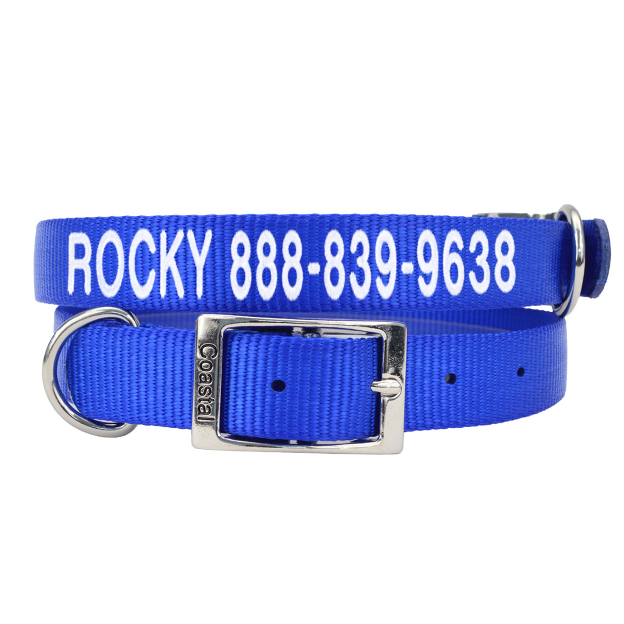 Personalized dog 2025 collars petsmart