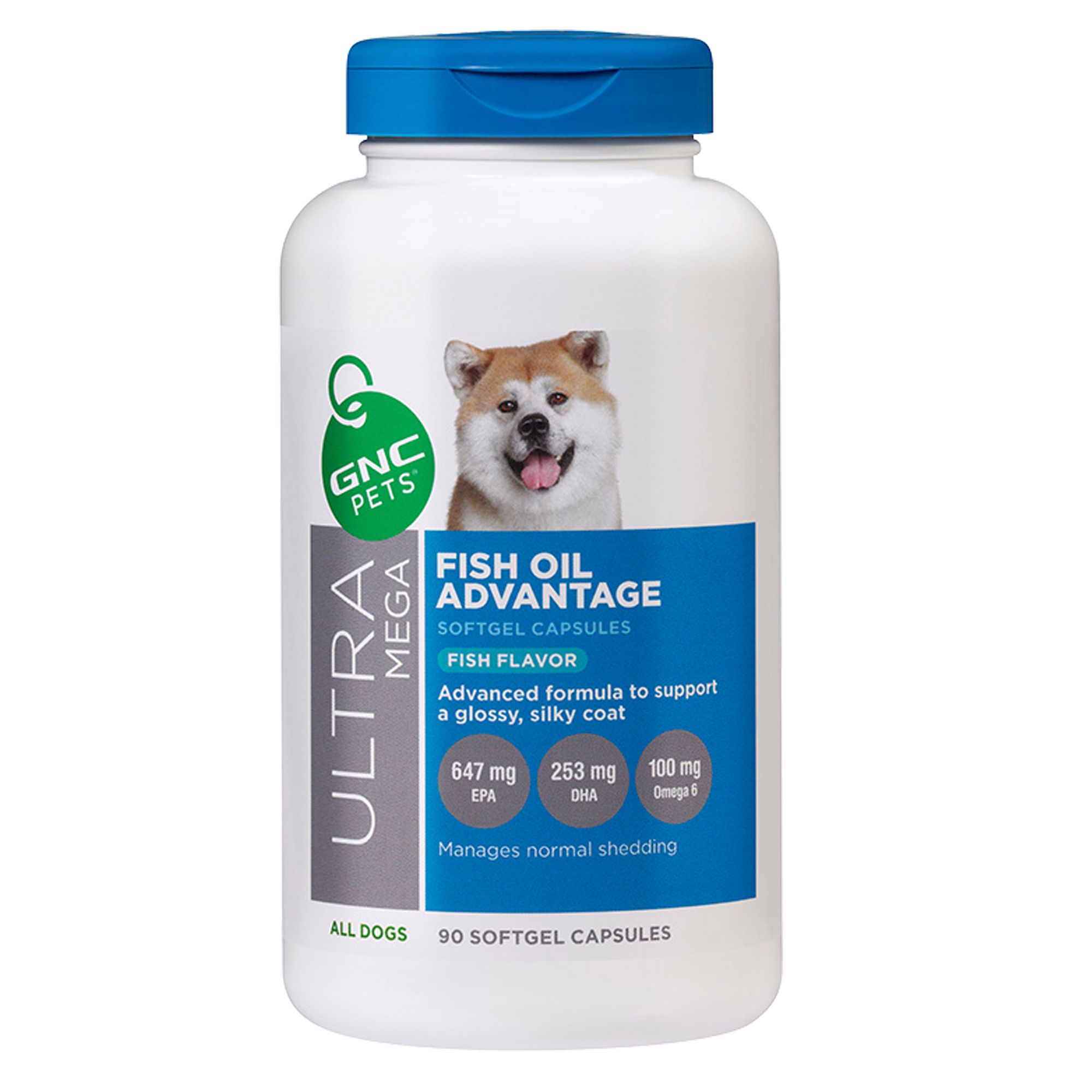 GNC Pets® Ultra Mega Fish Oil Advantage Softgel Dog ...