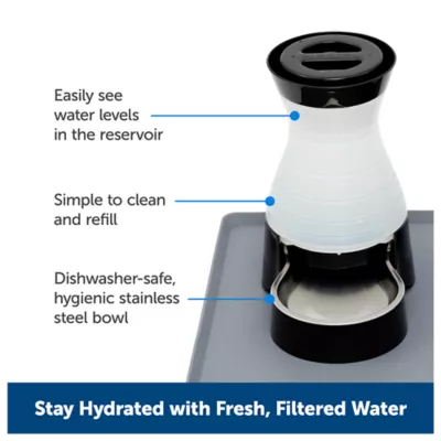 Product PetSafe® Healthy Pet Water Station - 64 oz Or 320 oz Capacity - Stainless Steel Bowl