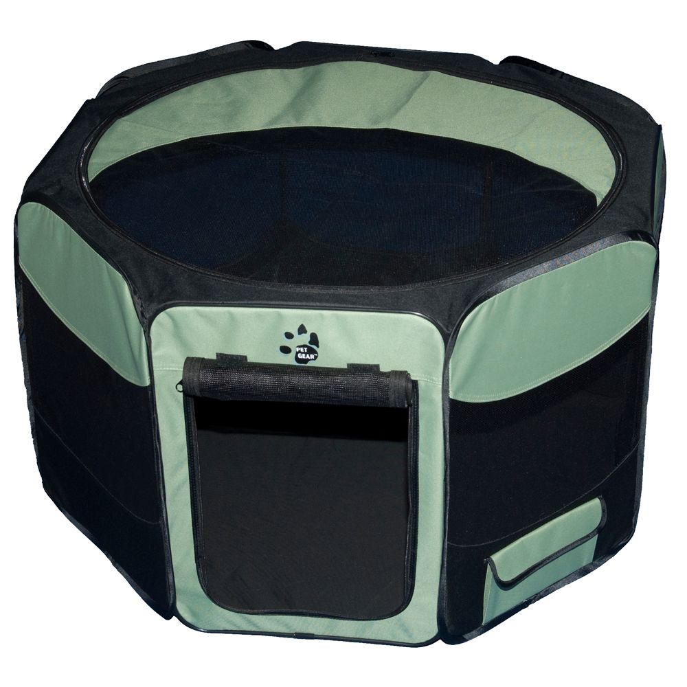 Pet Gear Travel Lite Soft Sided Pet Pen Large Sage