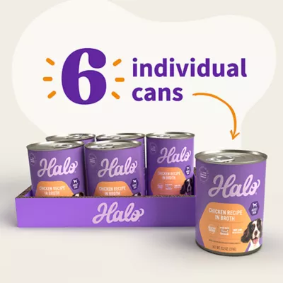 Halo Healthy Grains Adult Wet Dog Food - Chicken Recipe in Broth, 13.2 oz - Image 6