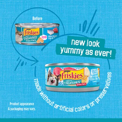 Product Purina® Friskies® Tasty Treasures Adult Cat Wet Food - 6.04 oz.