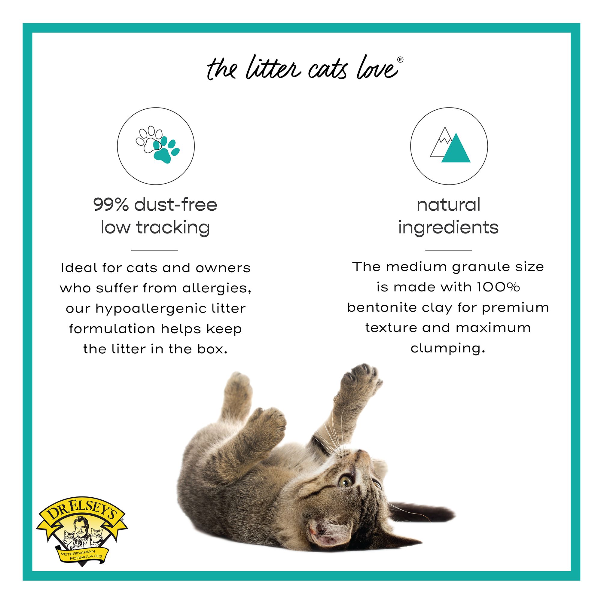 Dr. Elsey's Precious Cat R&R Respiratory Relief Clumping Multi-Cat Clay Cat Litter - Low Dust - thumbnail 4