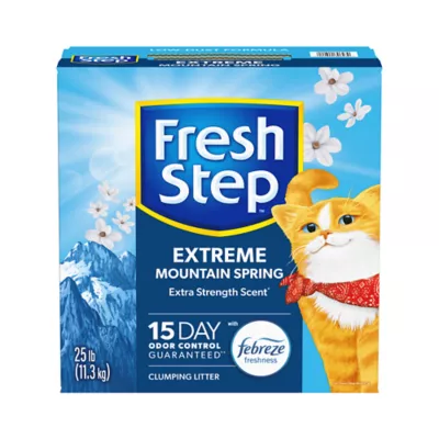 Product Fresh Step® Extreme with Febreze™ Clumping Clay Cat Litter - Mountain Spring Scented, Low Dust