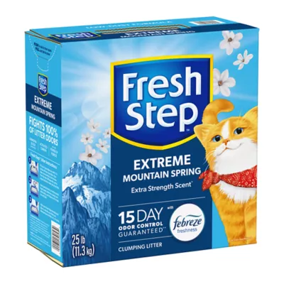 Product Fresh Step® Extreme with Febreze™ Clumping Clay Cat Litter - Mountain Spring Scented, Low Dust