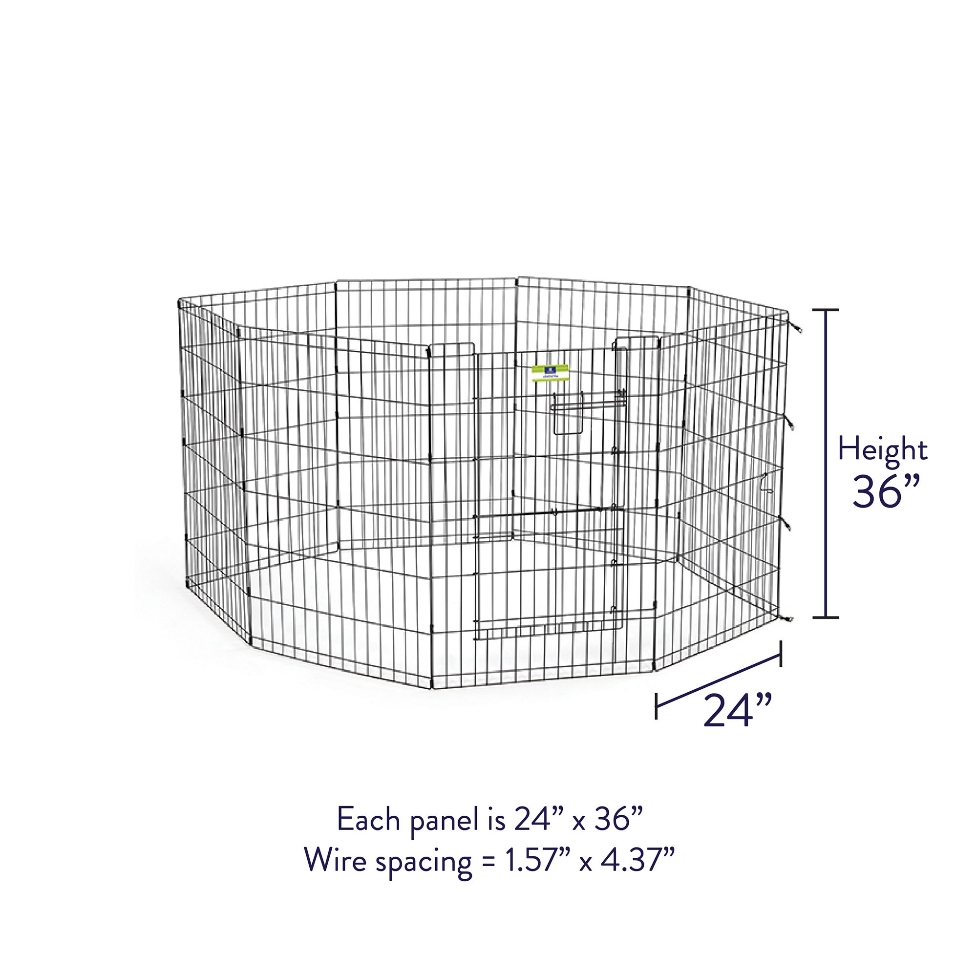 top paw 36 split door exercise pen