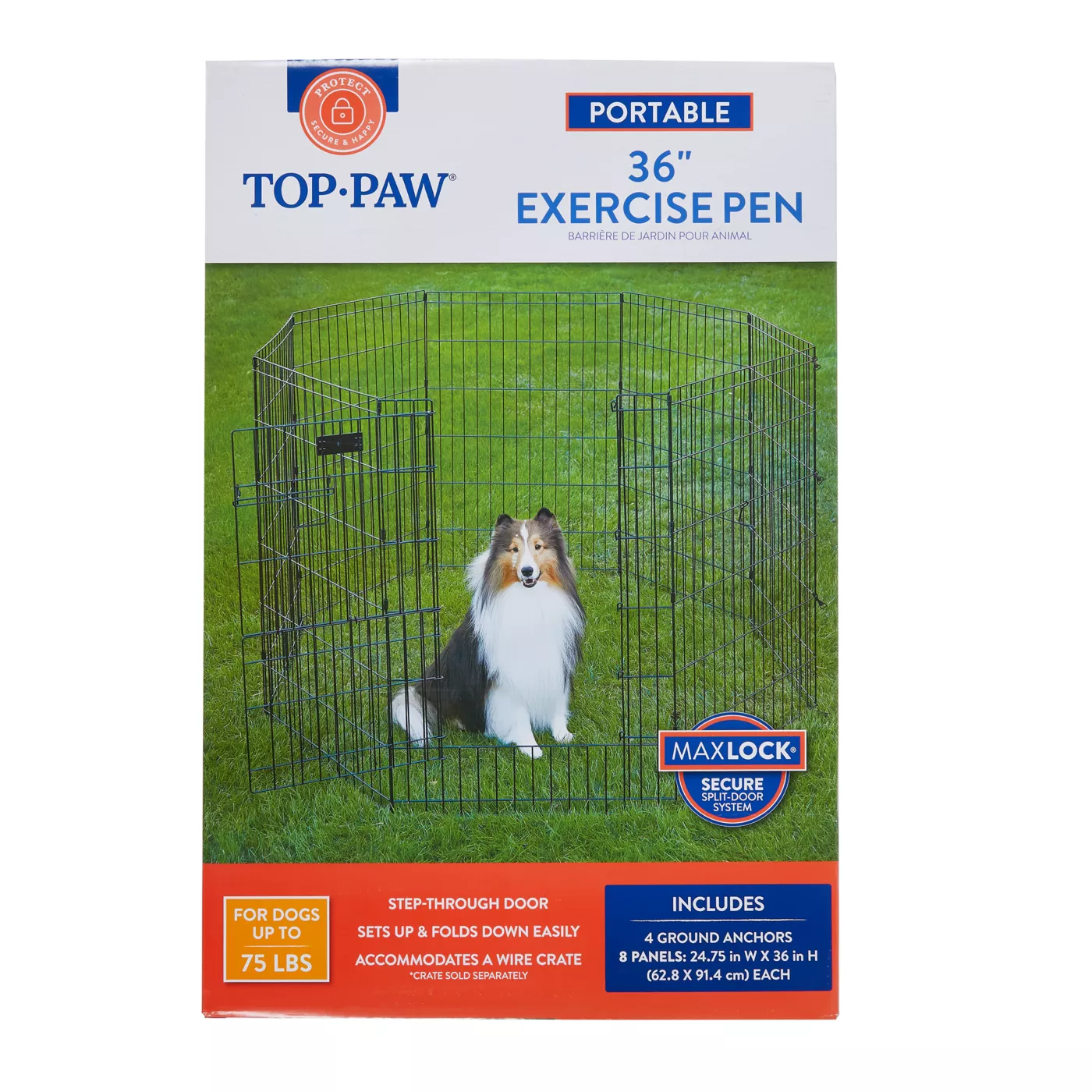 Dog exercise pen with top hotsell