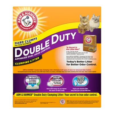 Product Arm & Hammer™ Double Duty Clumping Clay Cat Litter - Scented, Low Dust, Low Tracking