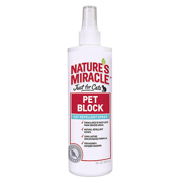 Nature's Miracle® Just For Cats Pet Block Cat Repellent Spray cat