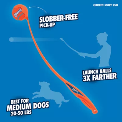 Chuckit!® Sport 25 Ball Launcher Dog Toy (COLOR VARIES) - Image 5