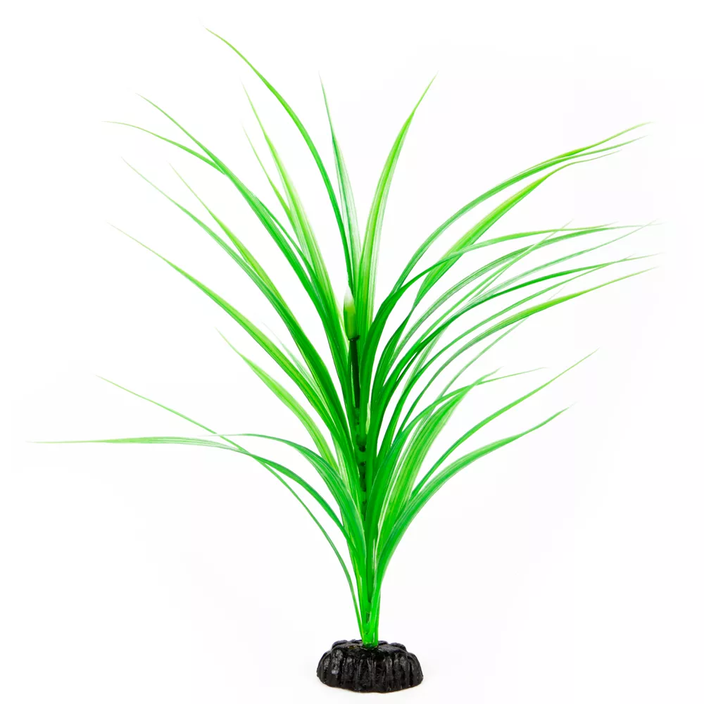 Top Fin® Artificial Thick Grass Aquarium Plant - 12"