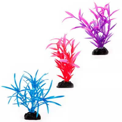 Product Top Fin® Artificial Mini Leaf Aquarium Plant - 4"