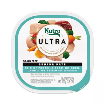 NUTRO ULTRA Senior Wet Dog Food Pate 3.5 Oz