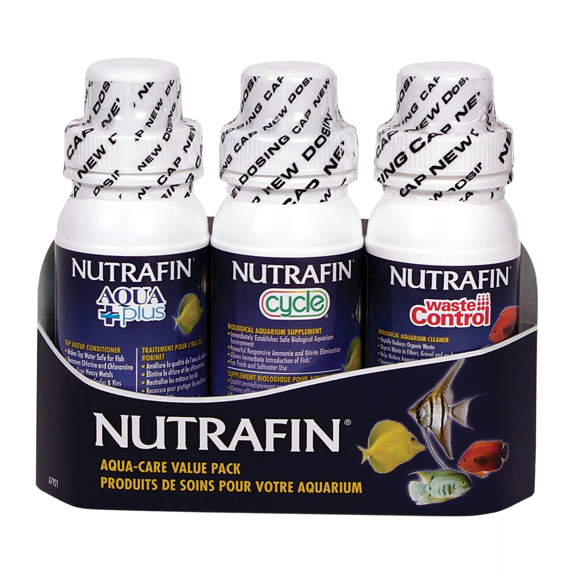 Nutrafin Aqua-Care Value Pack with Aqua Plus, Cycle & Waste Control