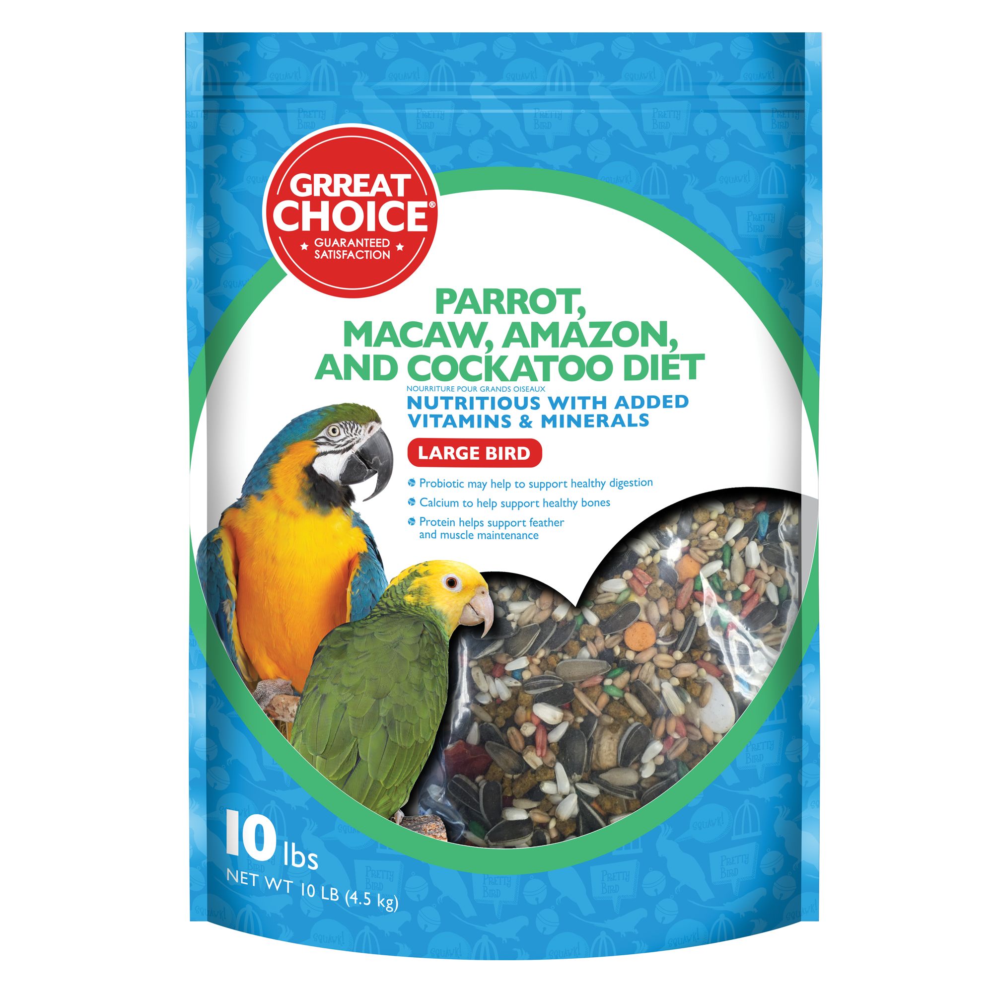 Parrot Food: Parakeet, Cockatiel & Finch Feed | PetSmart