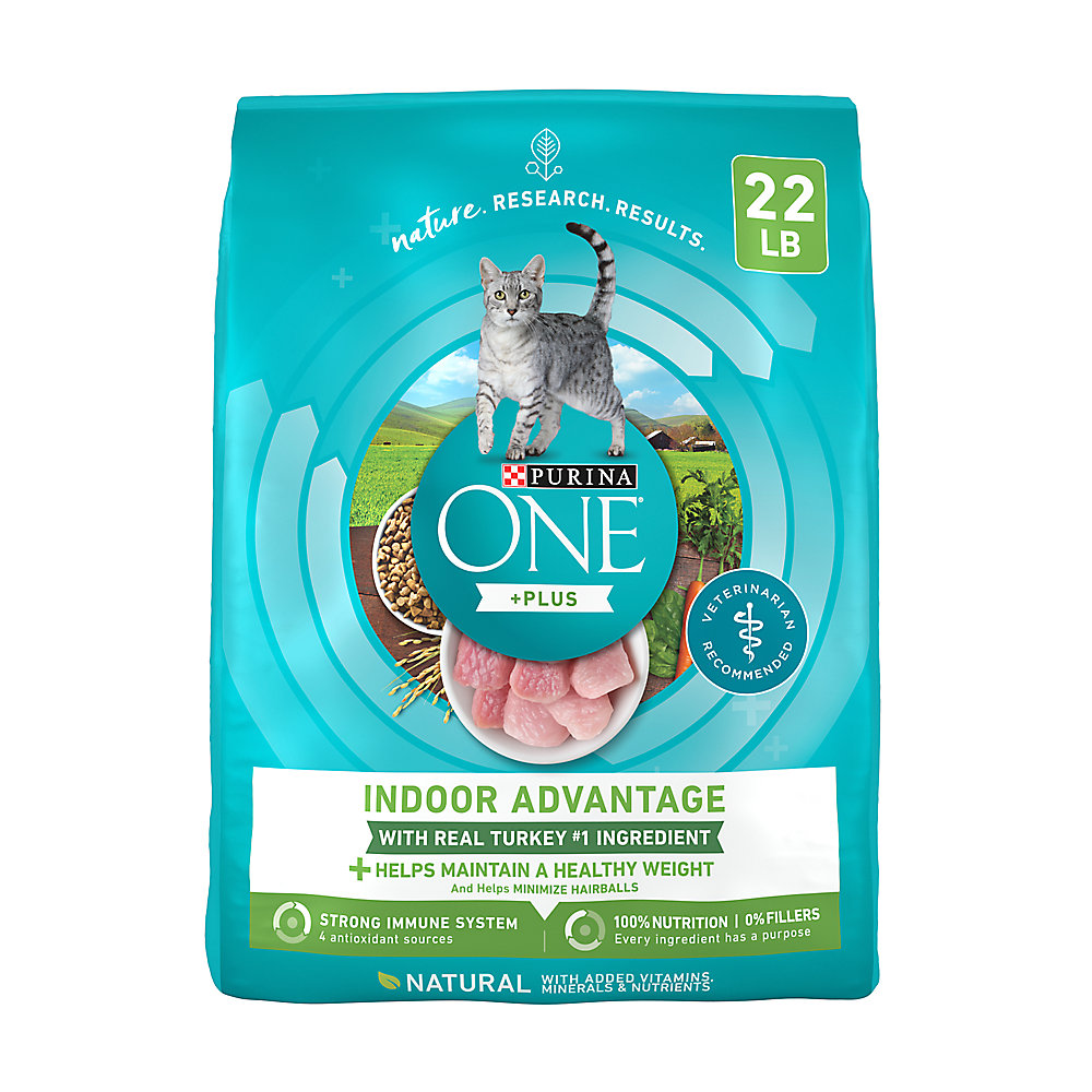 Purina One cat food for hairball control