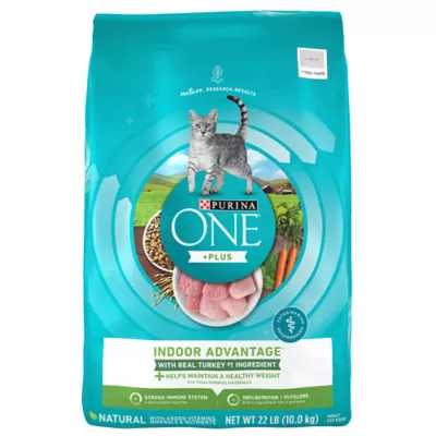 Product Purina ONE® +Plus Indoor Advantage Adult Cat Dry Food - Turkey, Natural, High-Protein