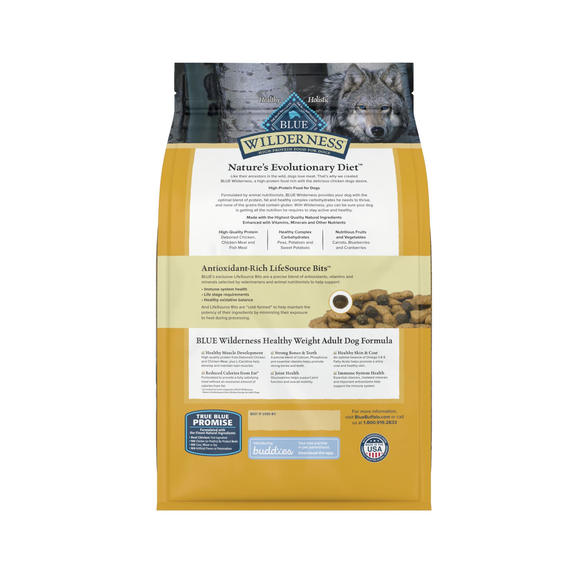 blue buffalo grain free healthy weight dog food